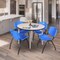 Regency Kahlo Round Table & Chair Sets, 48 W, 48 L, 29 H, Wood, Metal, Plastic Top, Maple TPL48RNDPLCM47BE - alternate 1